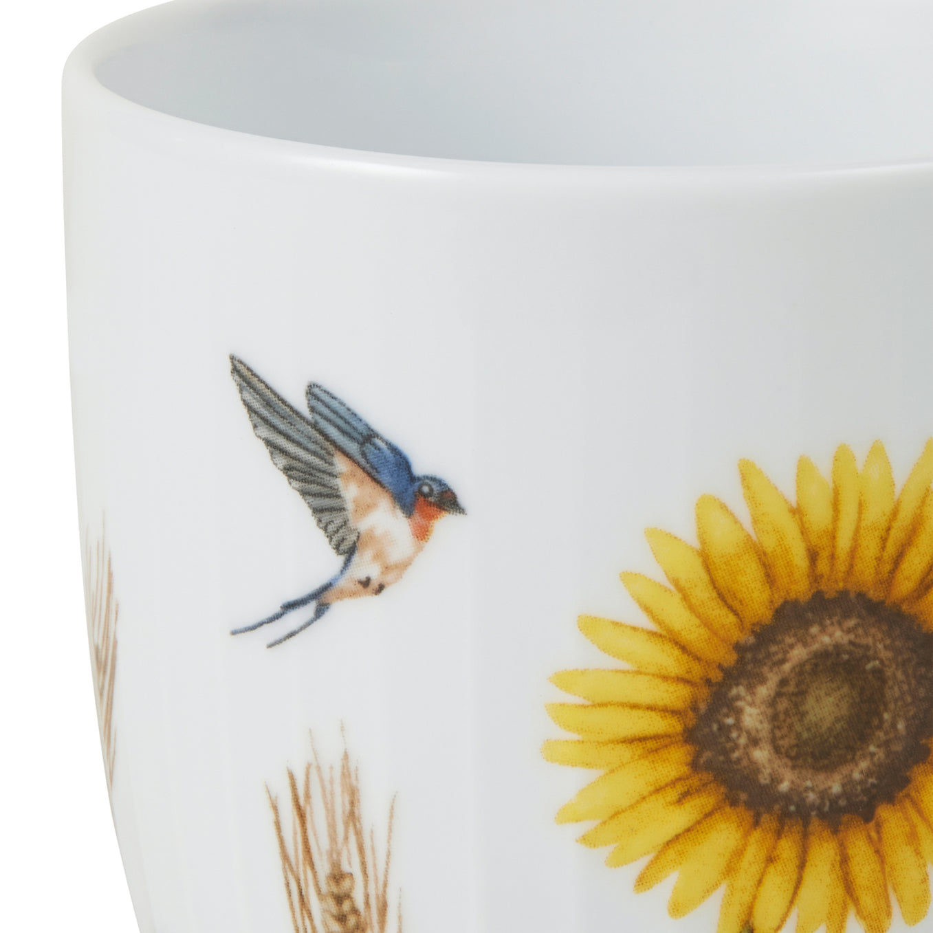 Kähler Hammershoi Summer porcelain mug 330 ml, sunflower, 692621