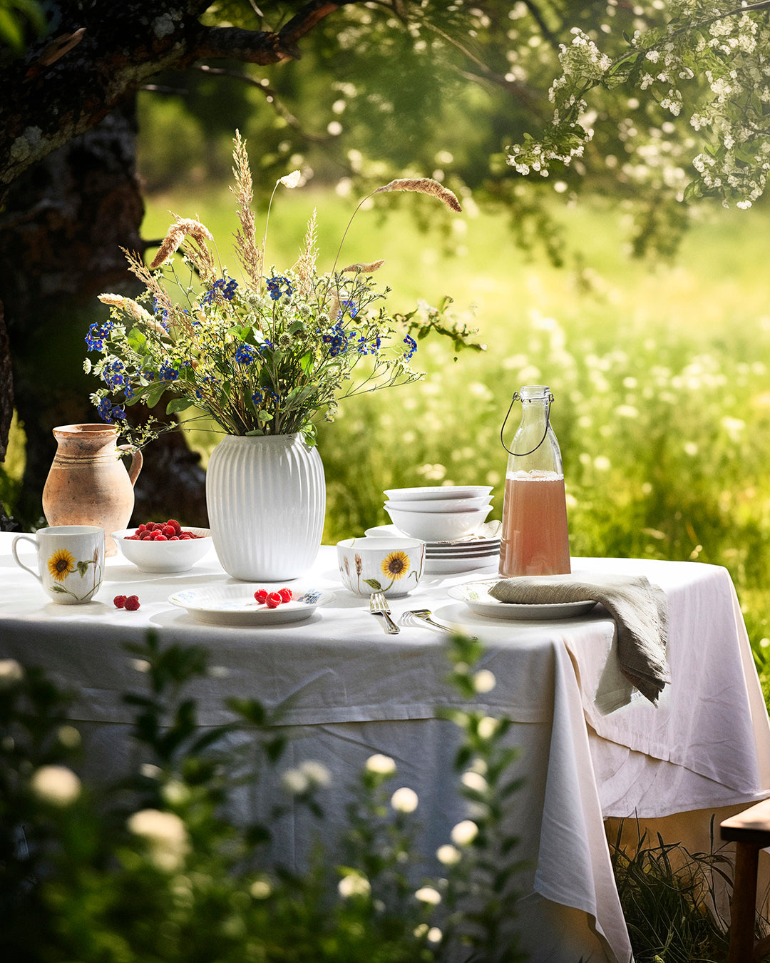 Kähler Hammershoi Summer porcelain mug 330 ml, sunflower, 692621