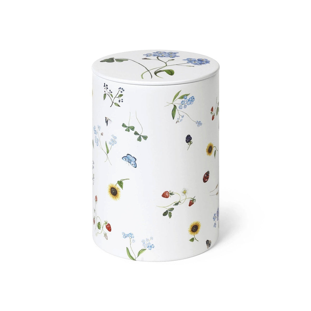 Kähler Hammershoi Summer tin storage box 14.5 cm, symphony, 693031