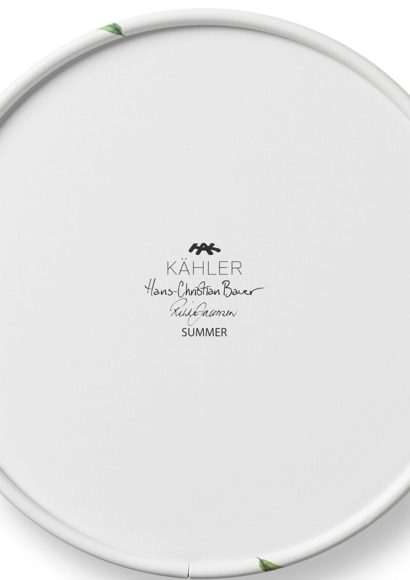 Kähler Hammershoi Summer tin storage box 18.5 cm, symphony, 693032