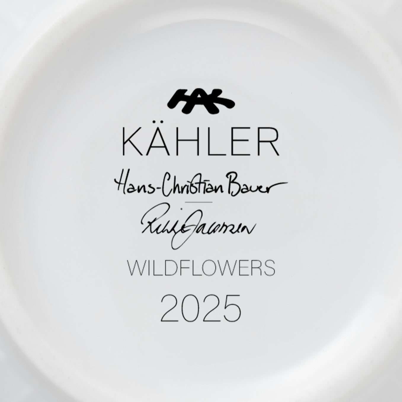 Kähler Hammershoi Summer porcelain mug 330 ml, wild flowers, 693283