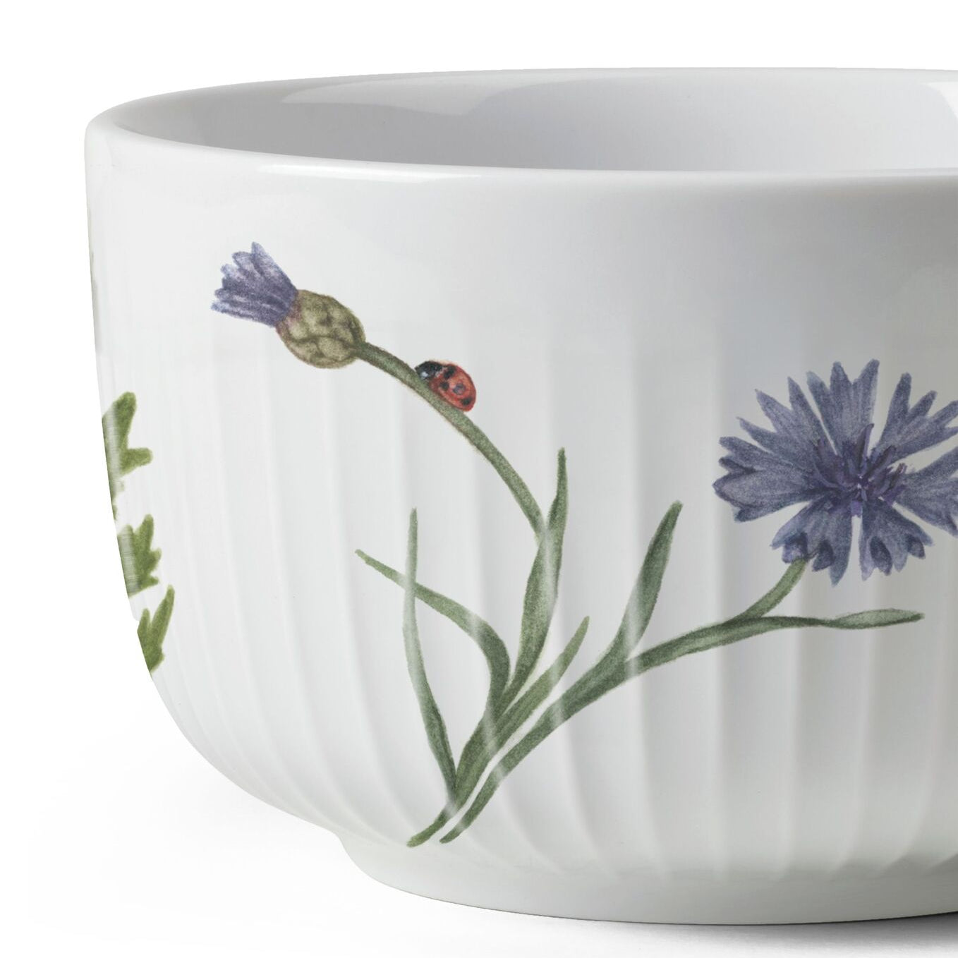 Kähler Hammershoi Summer porcelain bowl 12 cm, wild flowers, 693284