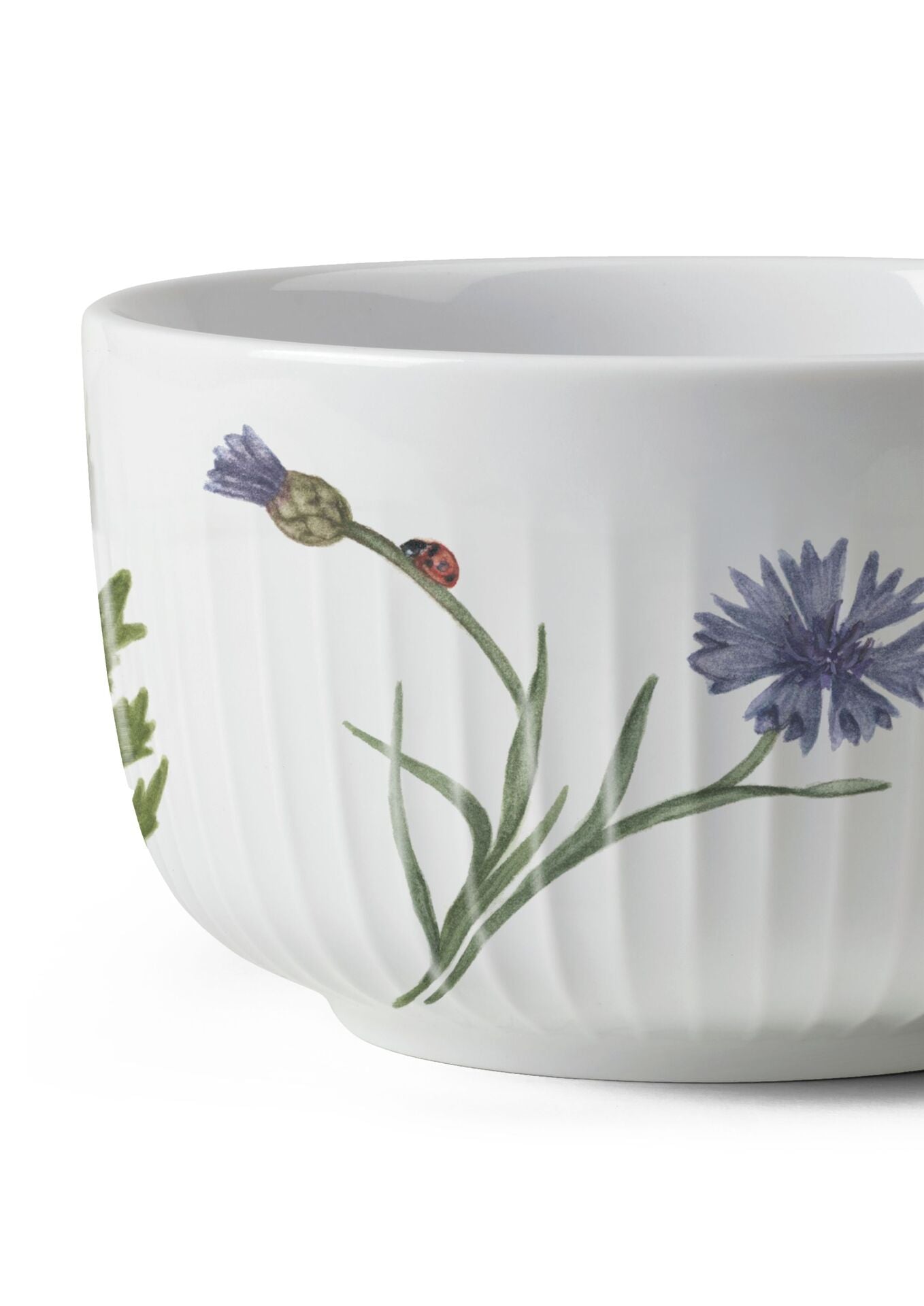 Kähler Hammershoi Summer porcelain bowl 12 cm, wild flowers, 693284