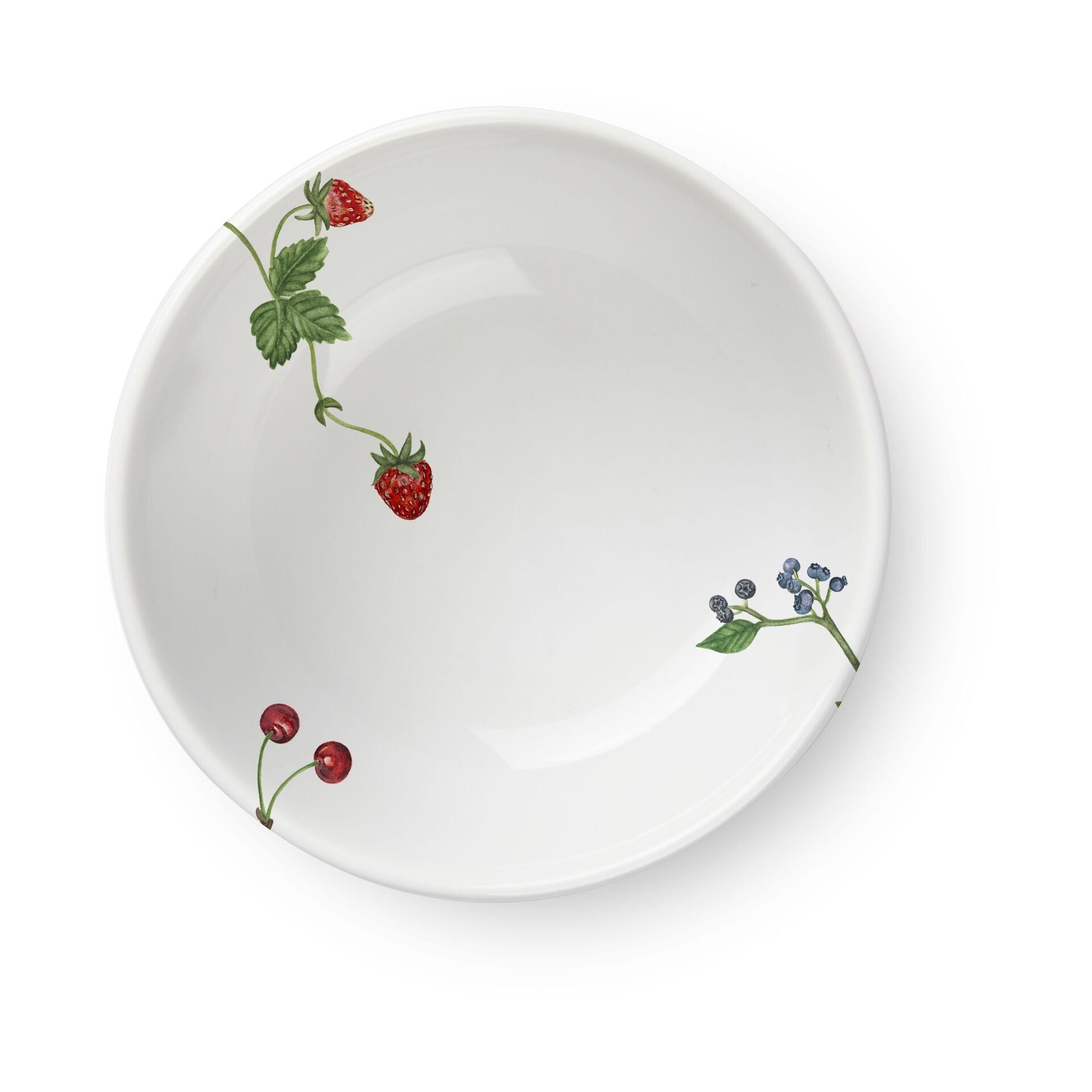 Kähler Hammershoi Summer porcelain bowl 21 cm, summer berries, 693336