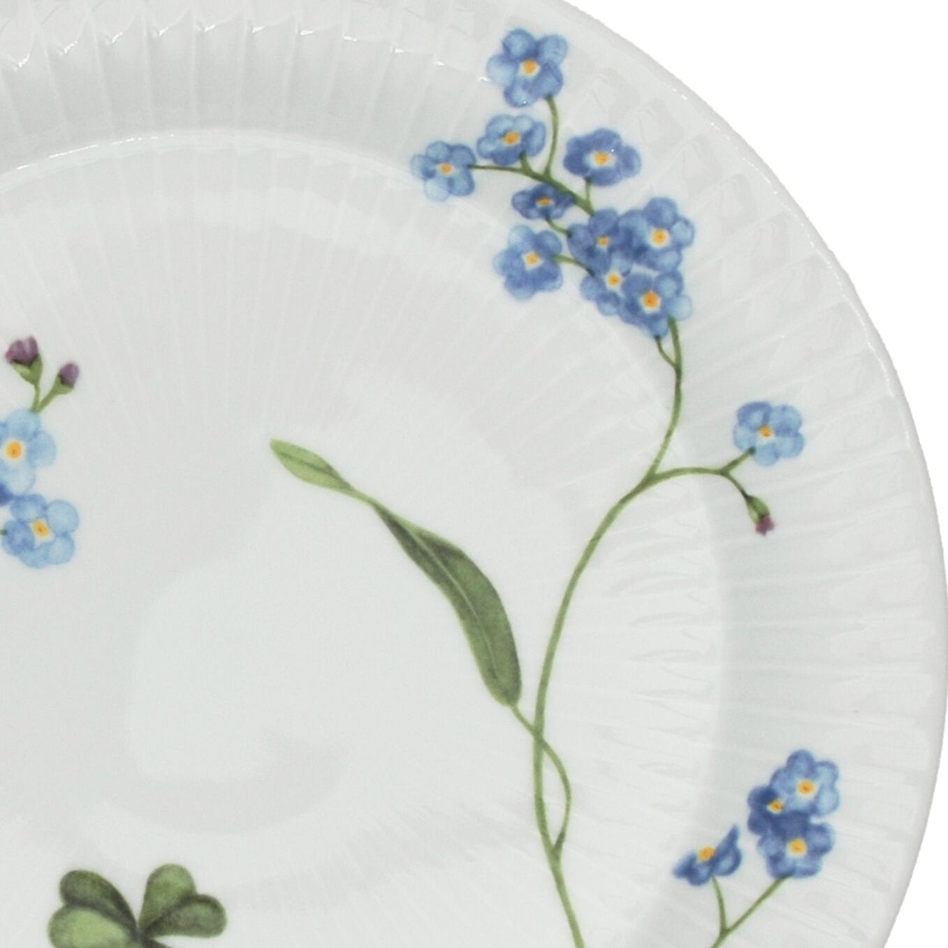 Kähler Hammershoi Summer porcelain plate 22 cm, forget me not, 693291