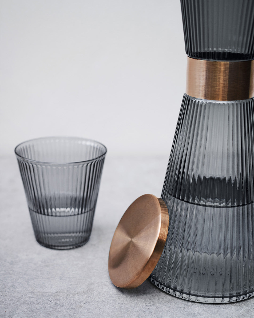 Rosendahl Grand Cru Nouveau lid for glass carafe, patinated steel, 25404