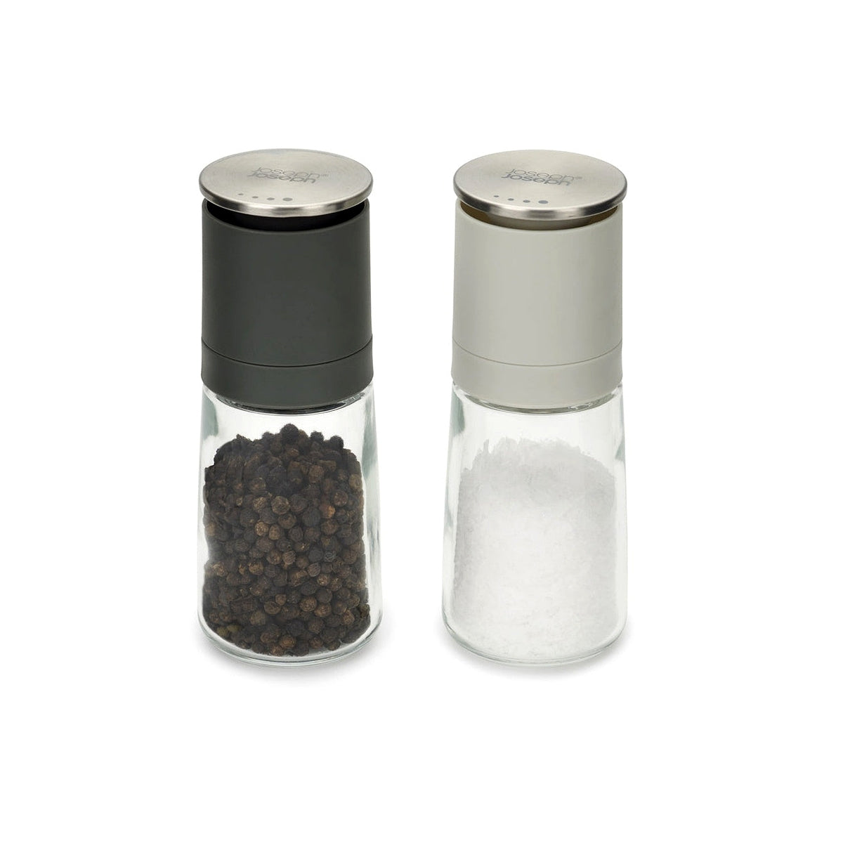 Joseph Joseph Duo salt and pepper mill set 14 cm, grey, 20198