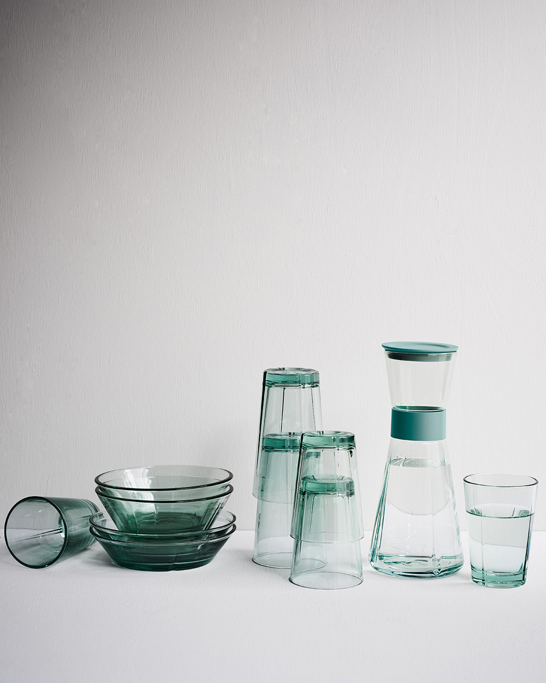 Rosendahl Grand Cru Recycled sklenené dezertné taniere 16 cm, clear green, 2 ks, 25370