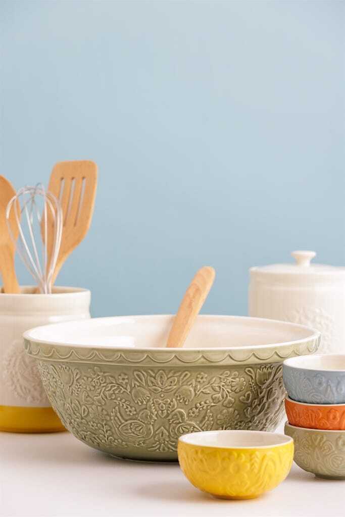 Mason Cash Home To Roost mini bowl set of 4, 2002.269