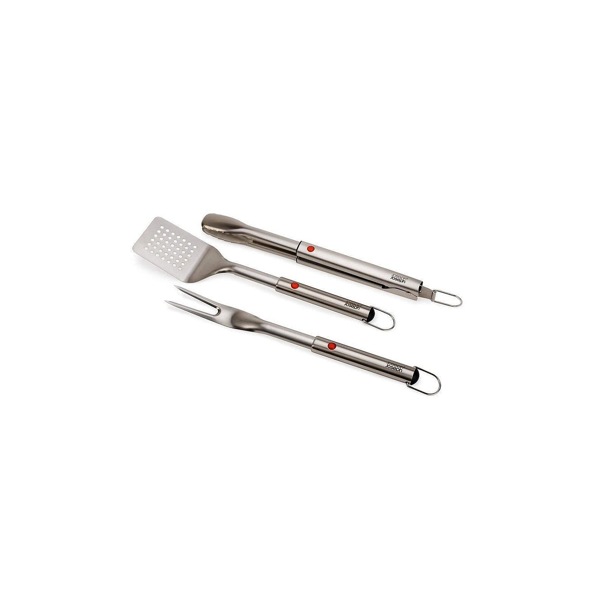 Joseph Joseph GrillOut sada grilovacej obracačky, vidličky a klieští z nehrdzavejúcej ocele, 2000004