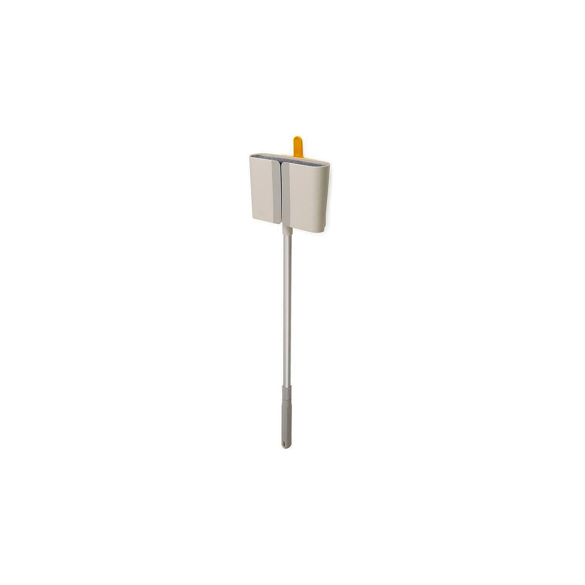 Joseph Joseph CleanTech broom with wall holder, cream, 65008