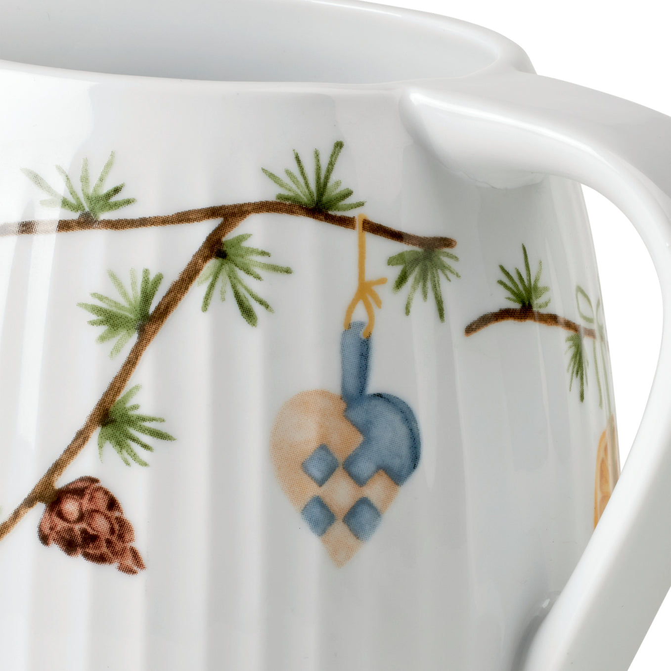 Kähler Hammershoi Christmas porcelain saucer 660 ml, white, 693266