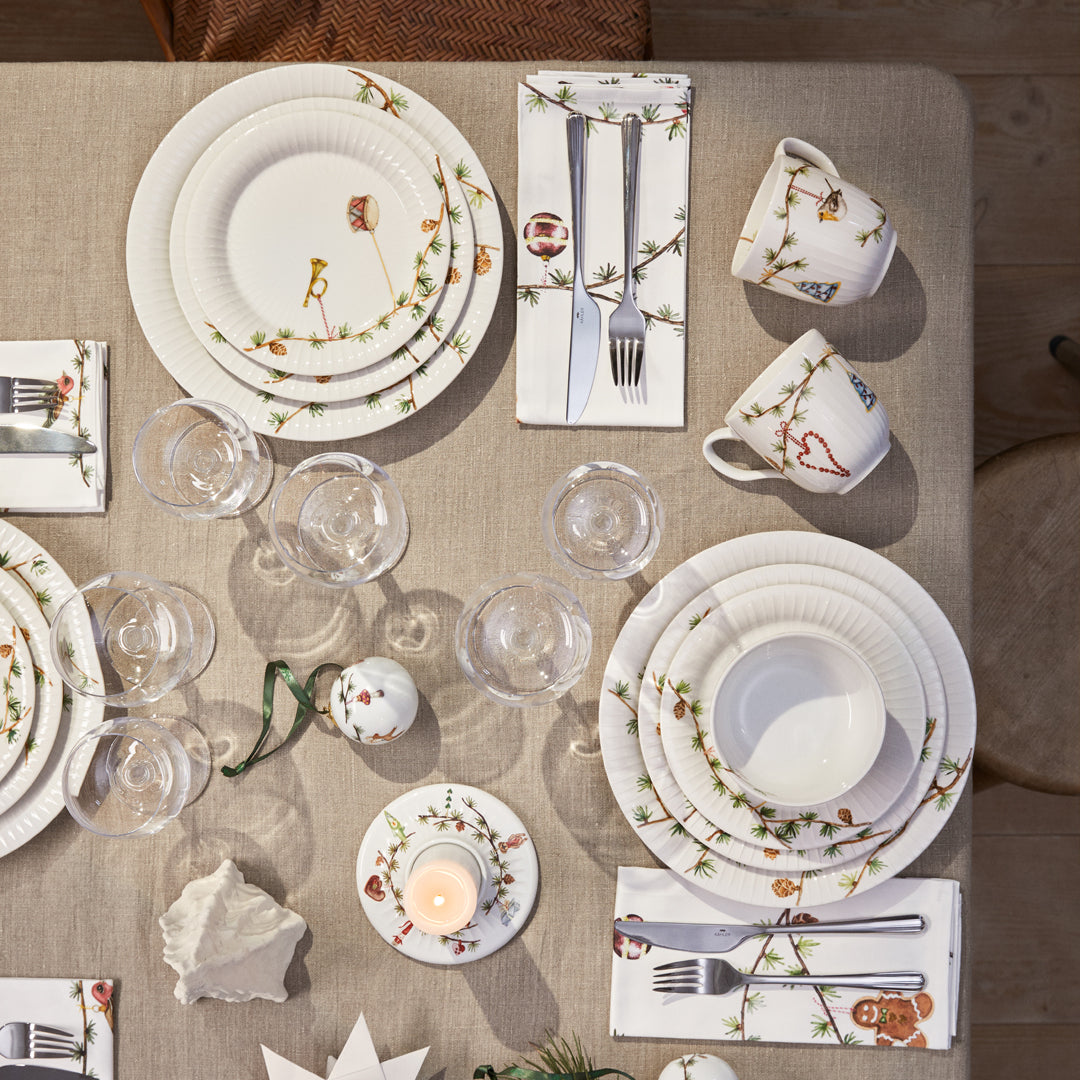 Kähler Hammershoi Christmas cloth napkins 45 x 45 cm, 4 pcs, white, 693708