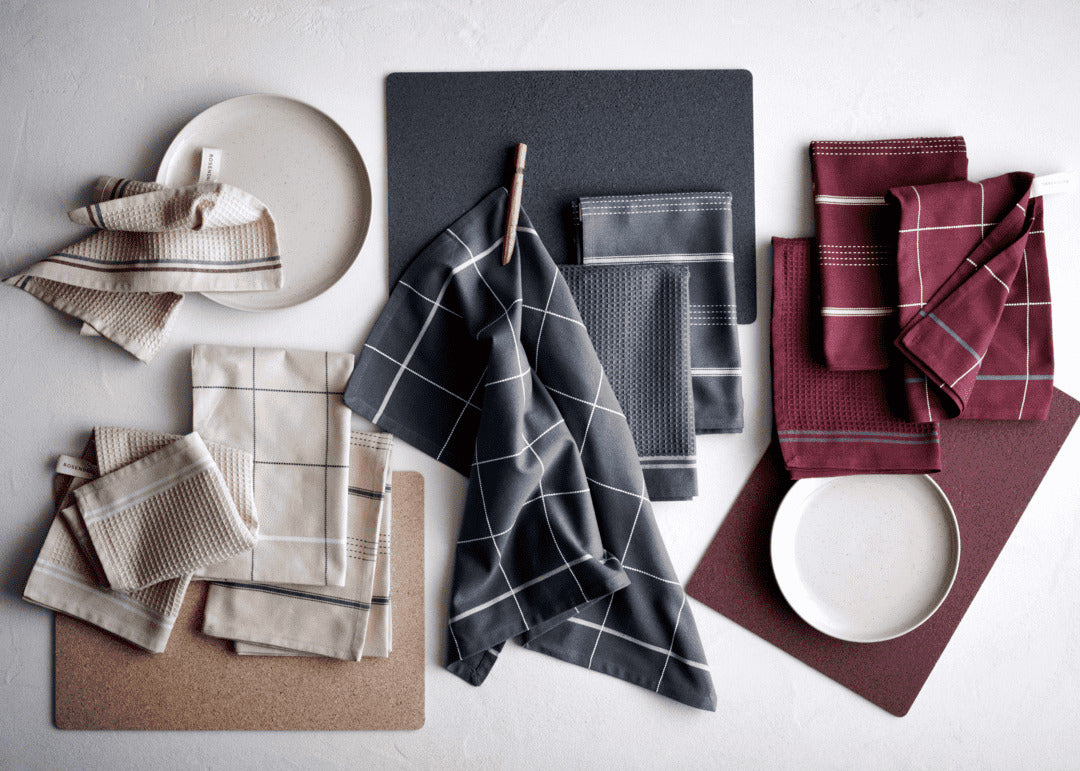 Rosendahl Alpha kuchyňská utěrka 50x70 cm, red burgundy, 21402