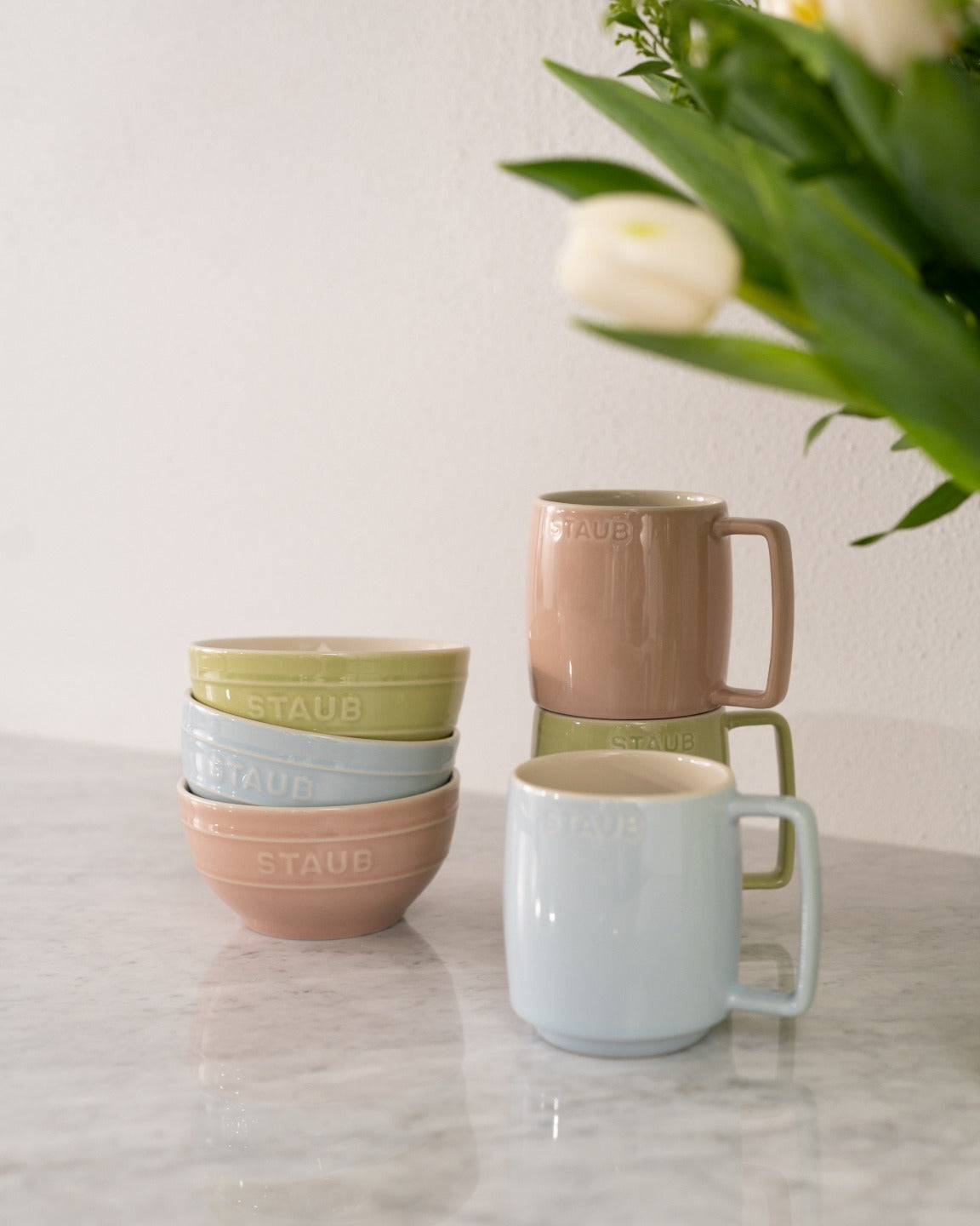 Staub set of 6 ceramic bowls 12 cm/0.4 l, macaron, 40508-241