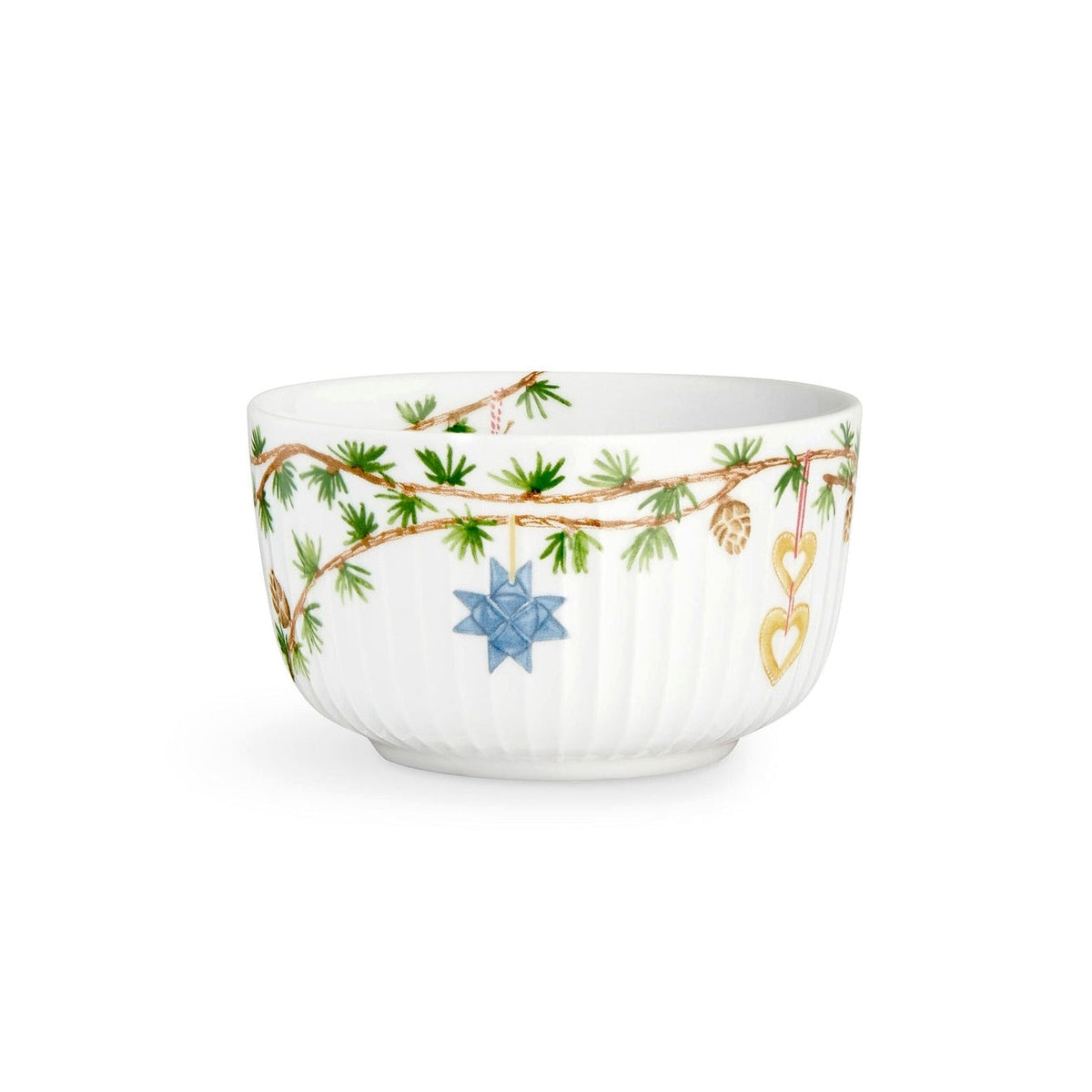 Kähler Hammershoi Christmas porcelain bowl 12 cm, white, 693245