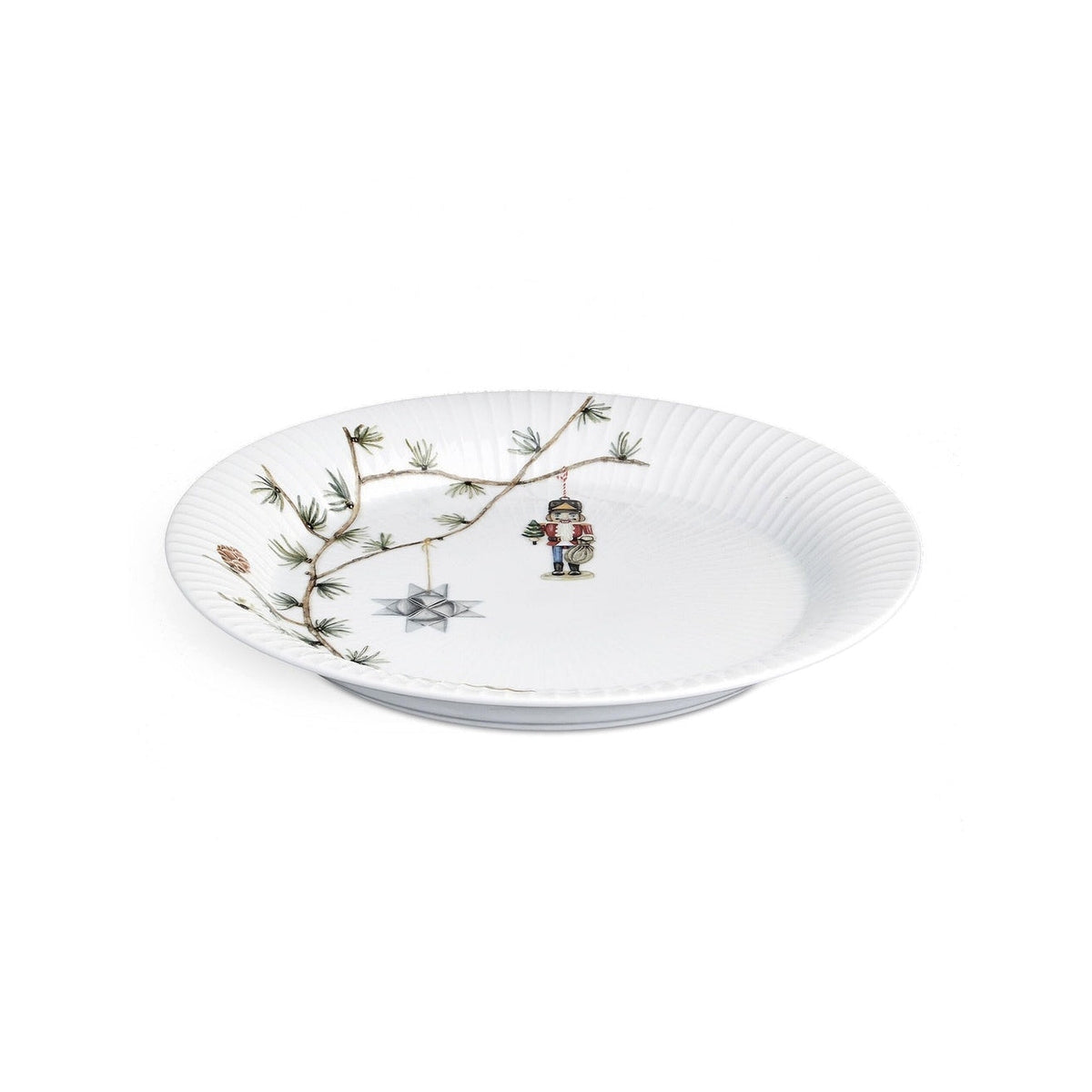 Kähler Hammershoi Christmas porcelain plate 27 cm, white, 693205
