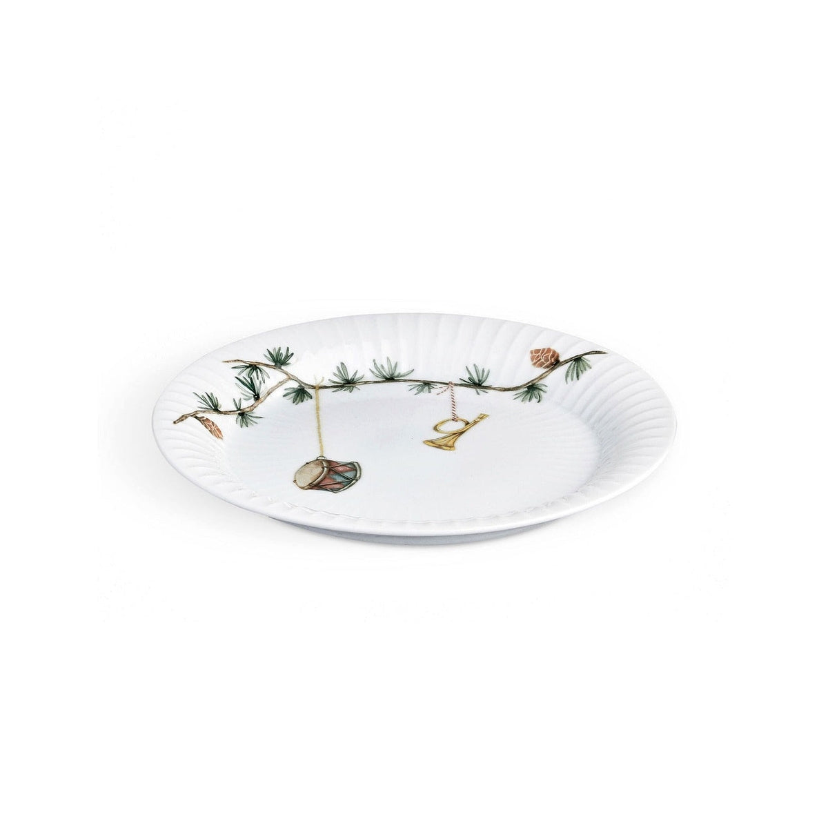 Kähler Hammershoi Christmas porcelain plate 19 cm, white, 693202