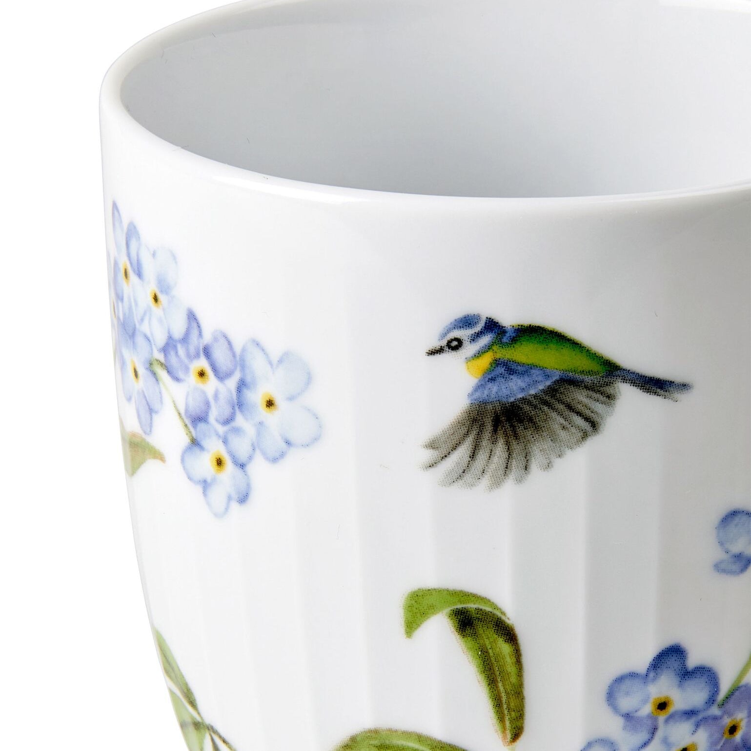 Kähler Hammershoi Summer porcelain mug 330 ml, forget me not, 692623