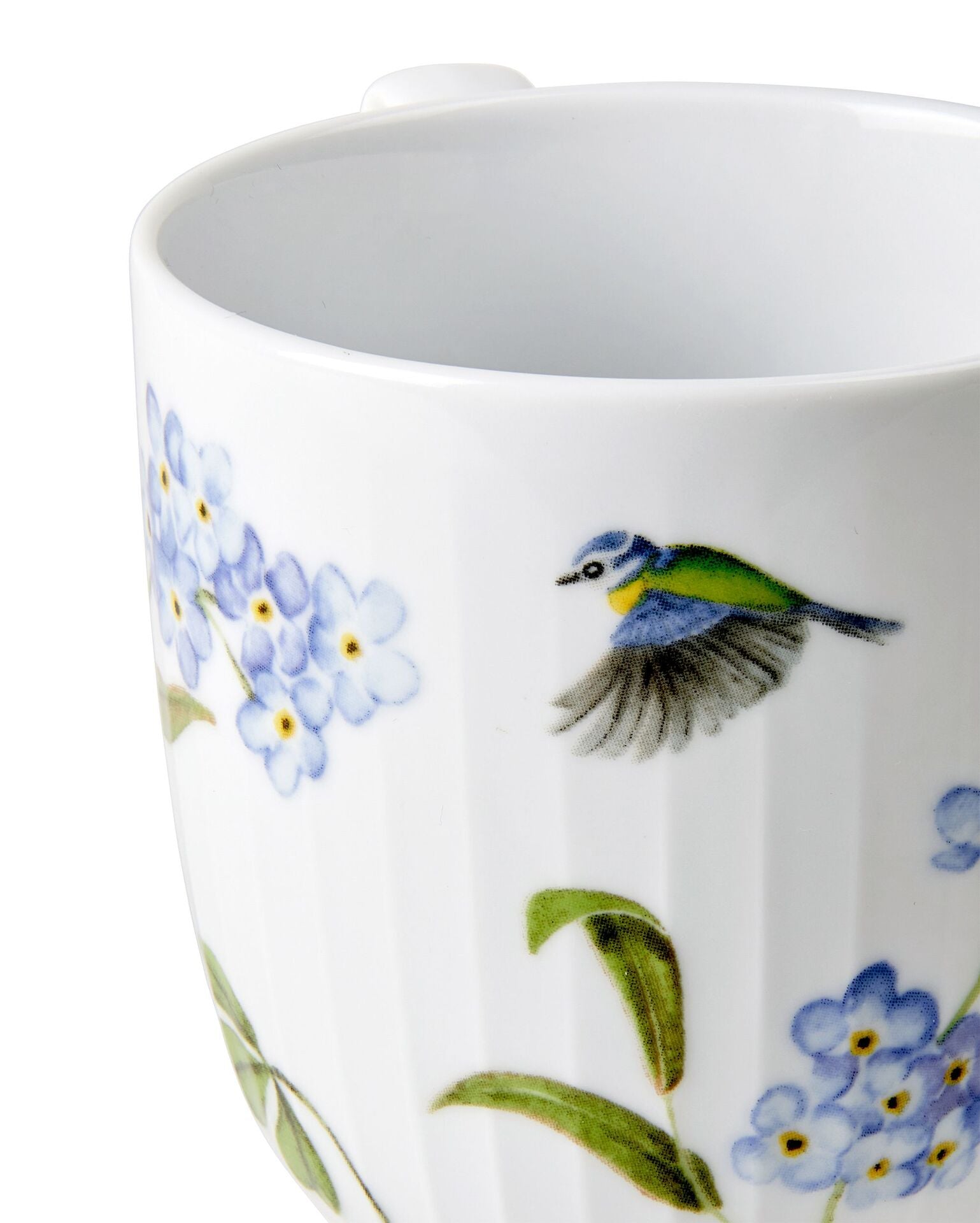 Kähler Hammershoi Summer porcelain mug 330 ml, forget me not, 692623