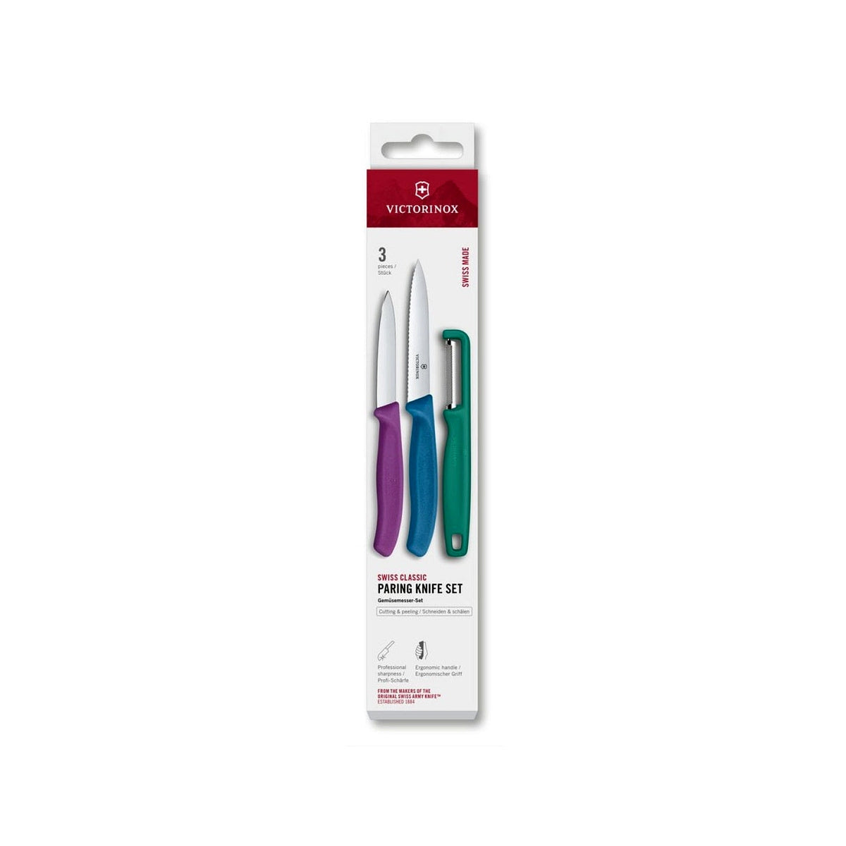 Victorinox Swiss Classic set of kitchen knives and scrapers 3 pcs, 6.7116.33C1
