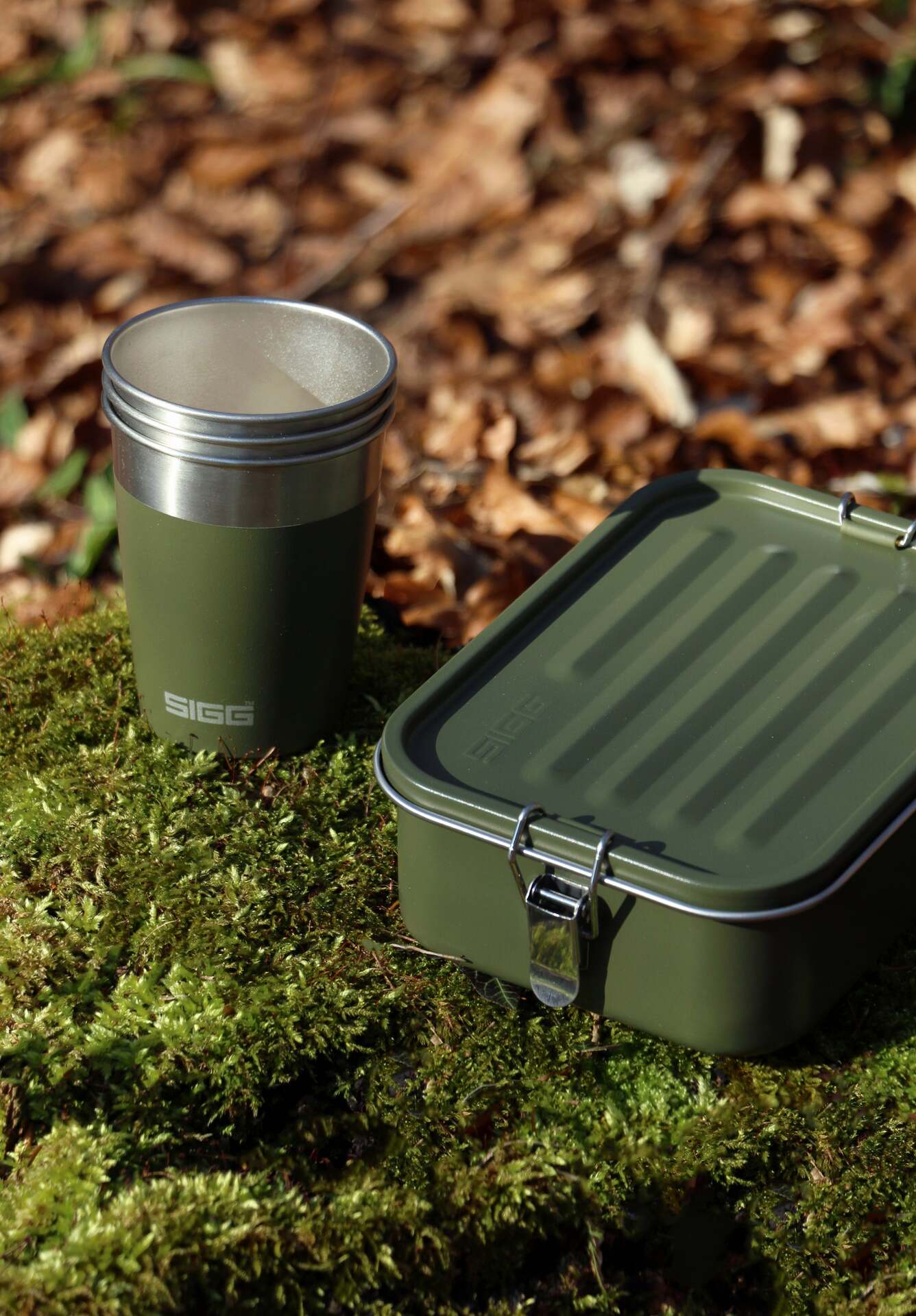 Sigg Gemstone lunch box 1.1 l, roasted green, 6171.30