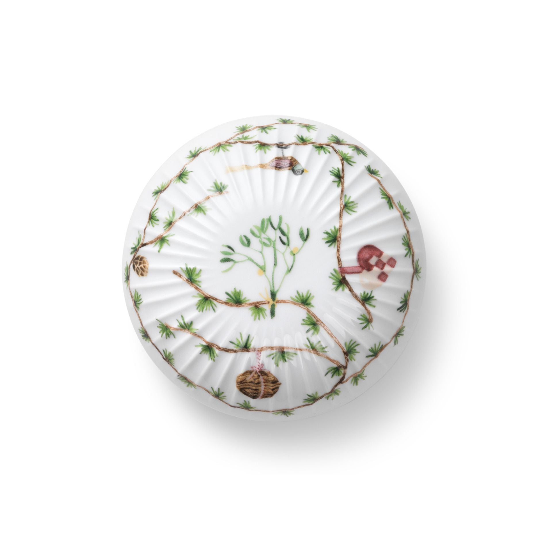Kähler Hammershoi Christmas porcelánová miska na cukrovinky 12 cm, white, 693133
