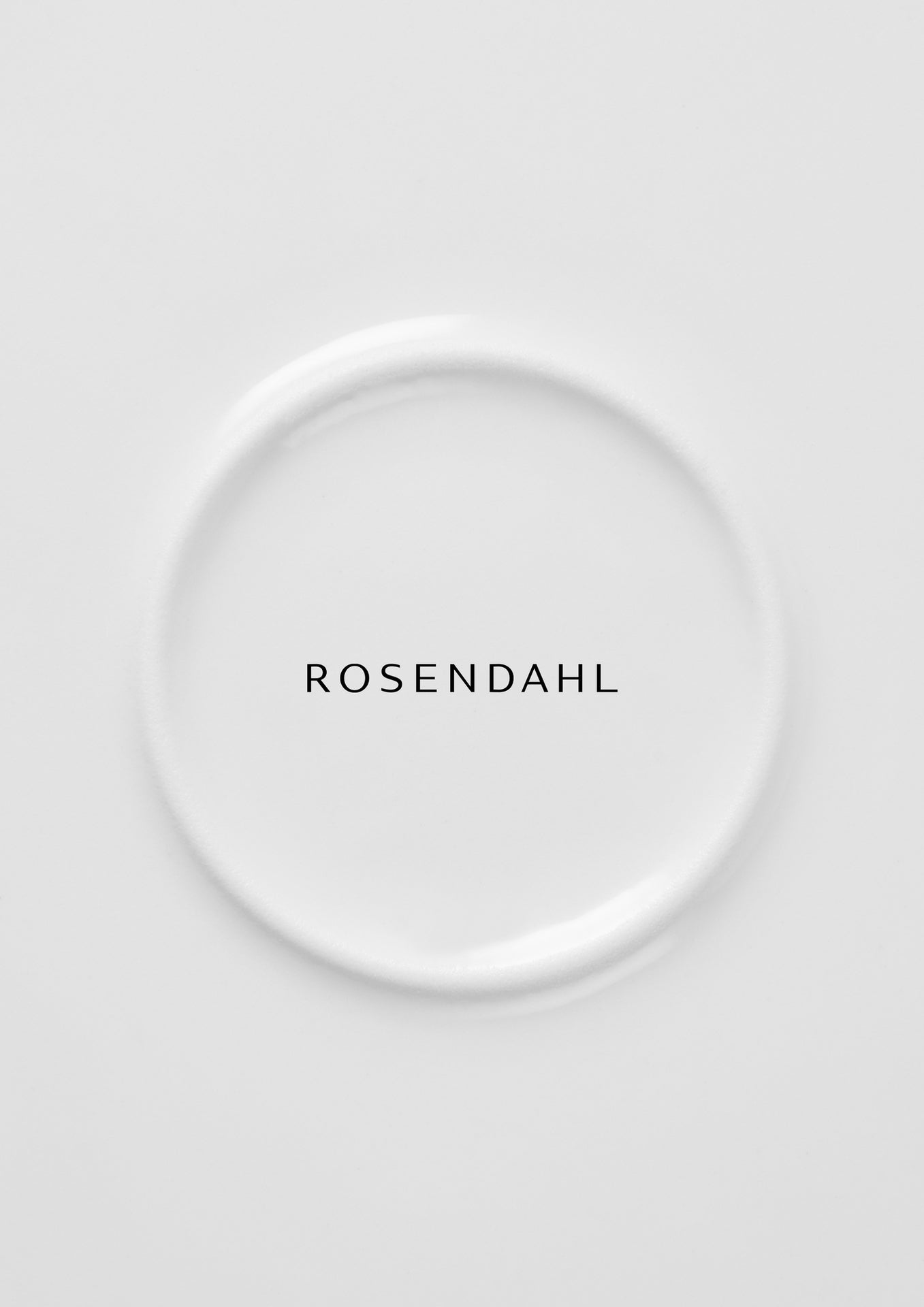 Rosendahl Grand Cru Cottage porcelain plate 19.5 cm, white, 21040