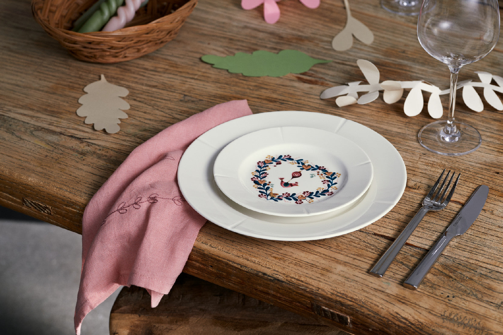 Rosendahl Grand Cru Cottage porcelain plate 19.5 cm, white, 21040