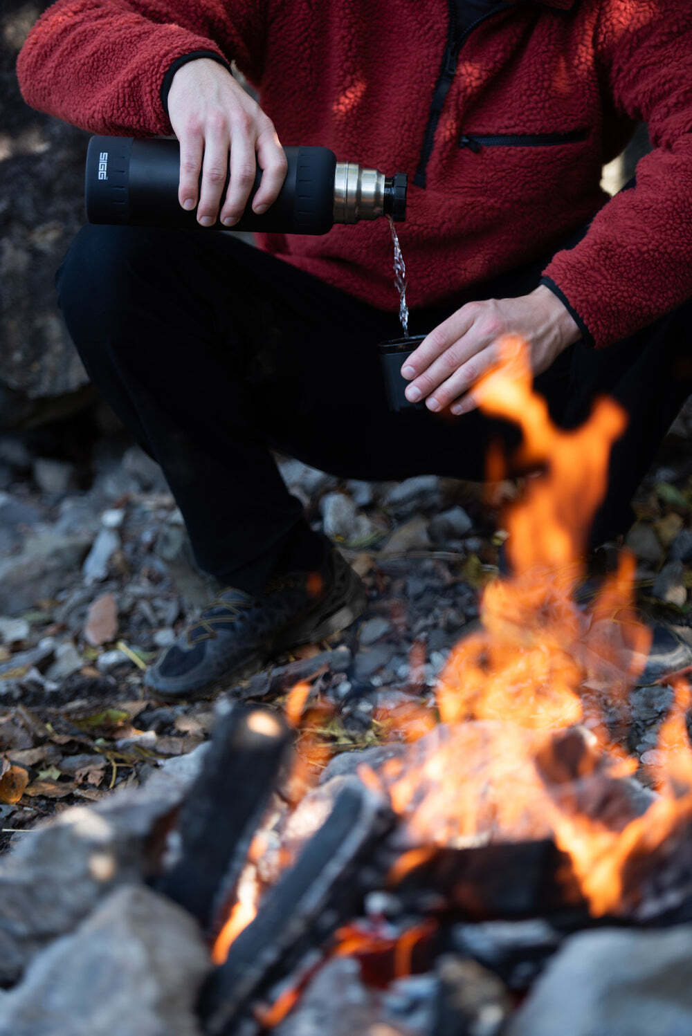 Sigg Alpine Star thermos 1 l, black, 6170.00