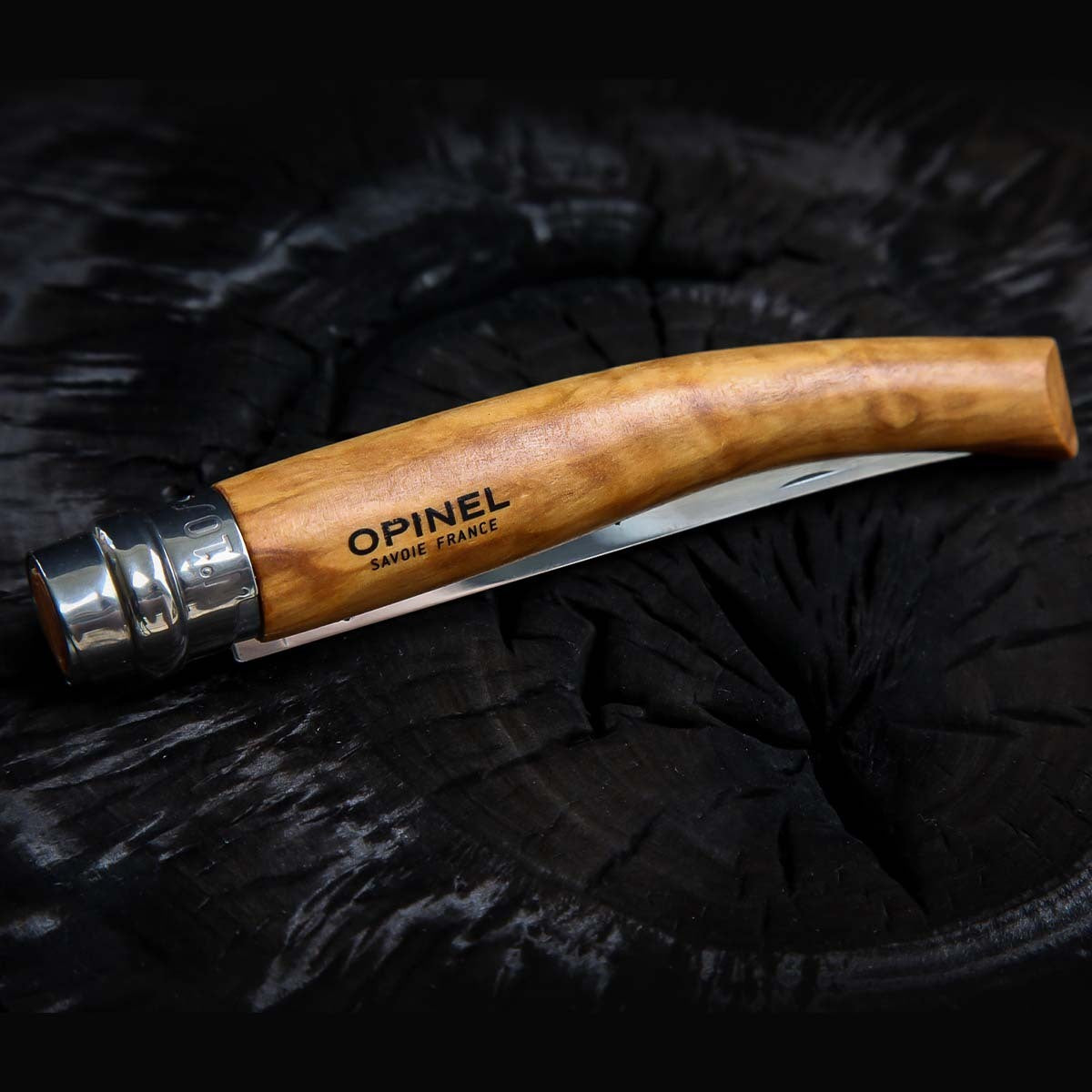 Opinel Slim Olive N°10 dárkové balení nože s pouzdrem, 001090