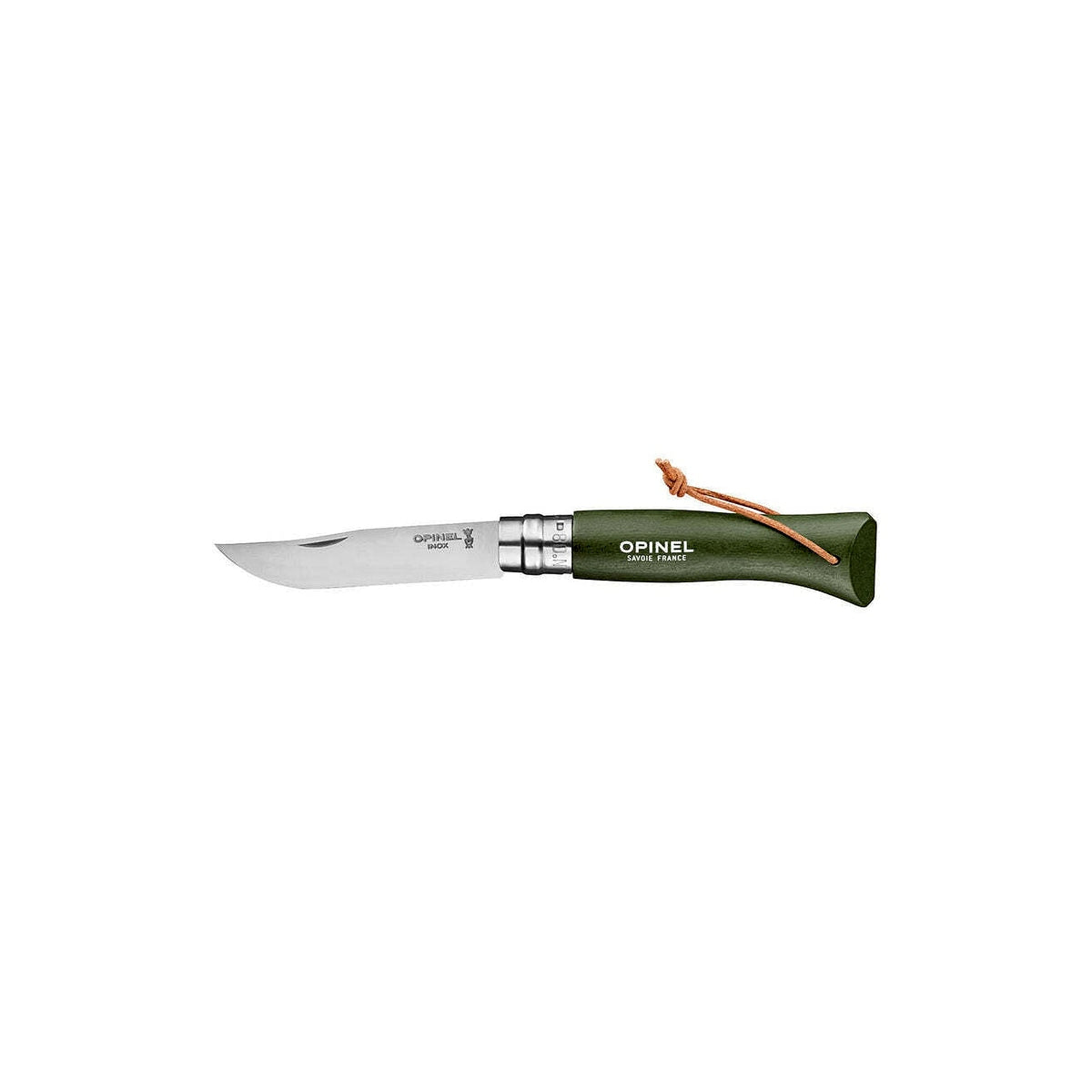 Opinel Colorama N°08 folding knife 8.5 cm, green, 001703