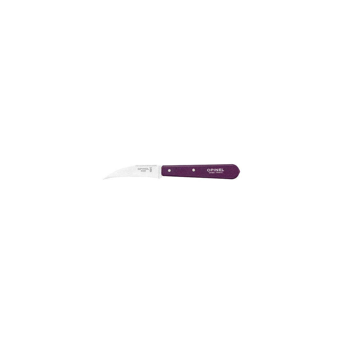 Opinel Les Essentiels N°114 vegetable knife 7 cm, plum, 001924