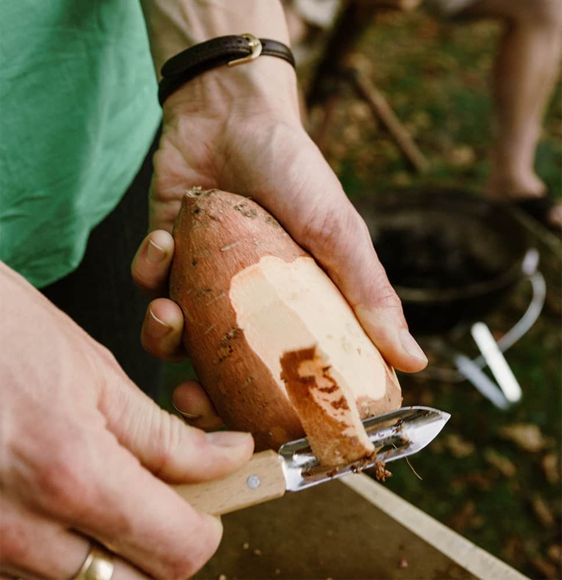 Opinel Les Essentiels N°115 škrabka, přírodní, 001928