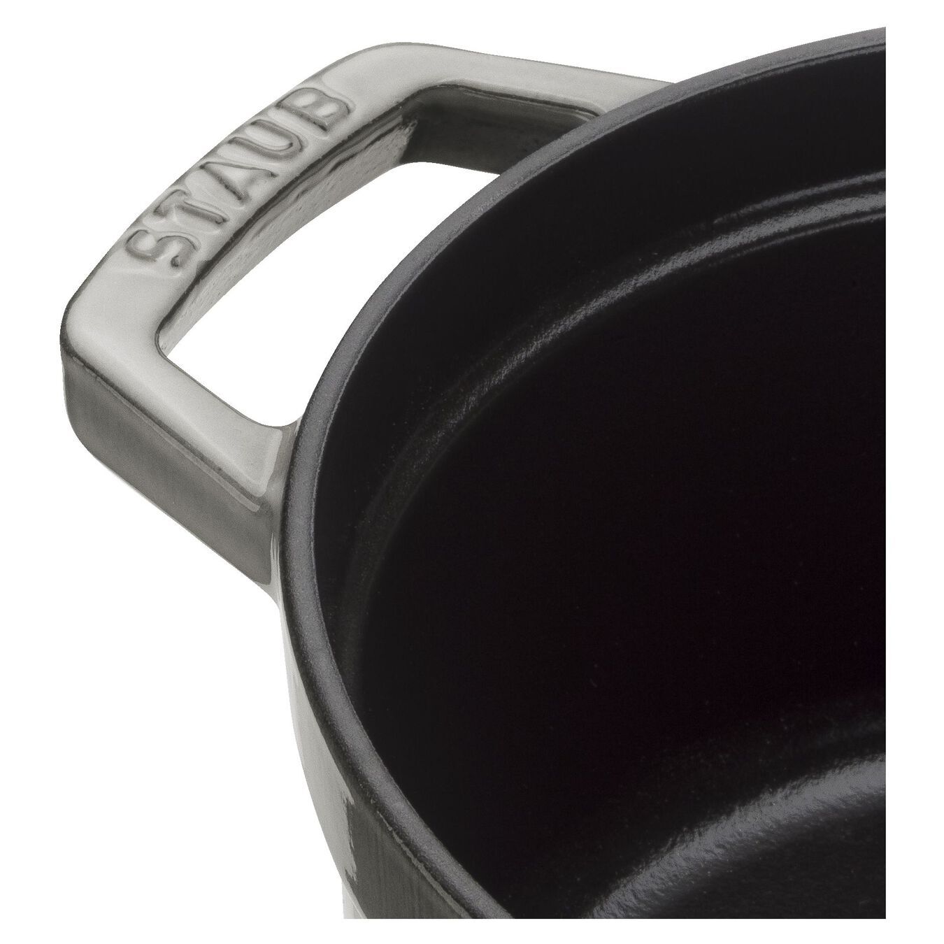 Staub Cocotte hrniec okrúhly, grafitovo sivý, 26 cm