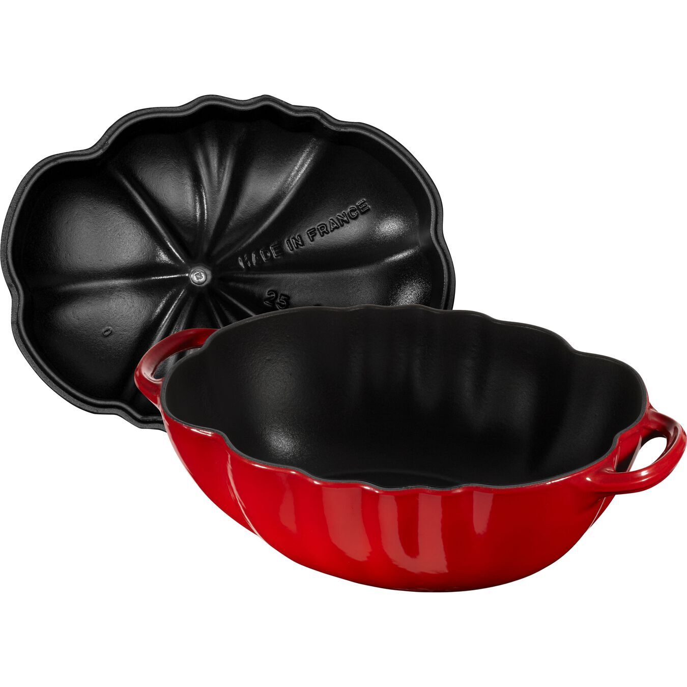 Staub hrnec ve tvaru rajčete 25 cm/2,9 l červená, 11712506