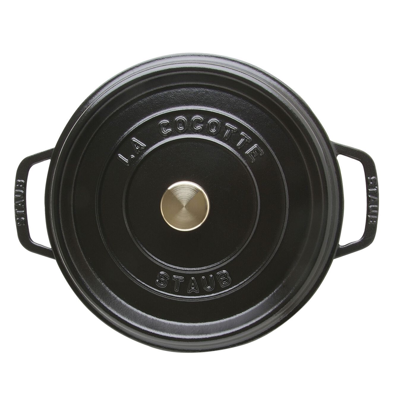 Staub Cocotte hrniec okrúhly, čierny, 24 cm