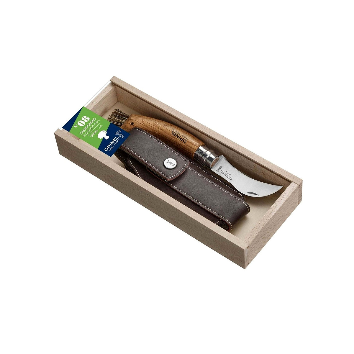 Opinel Nomad N°08 mushroom knife gift box with case, 001327
