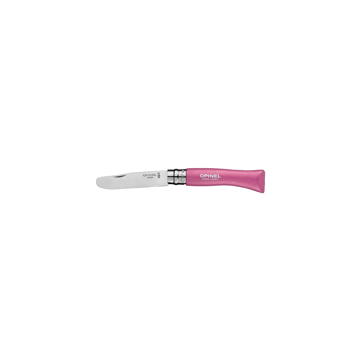 Opinel My First Opinel N°07 folding knife 8 cm, pink, 001699