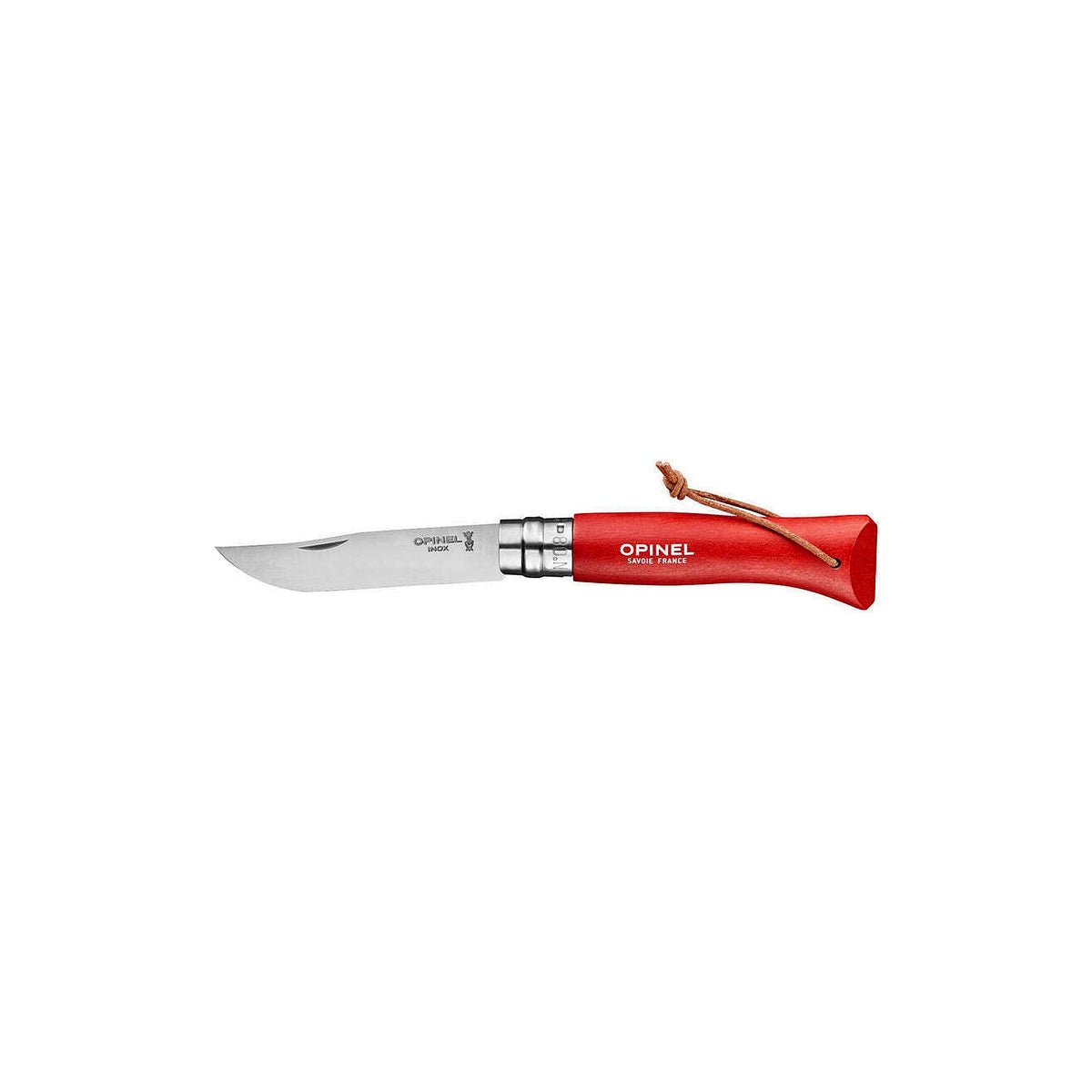 Opinel Colorama N°08 folding knife 8.5 cm, red, 001705