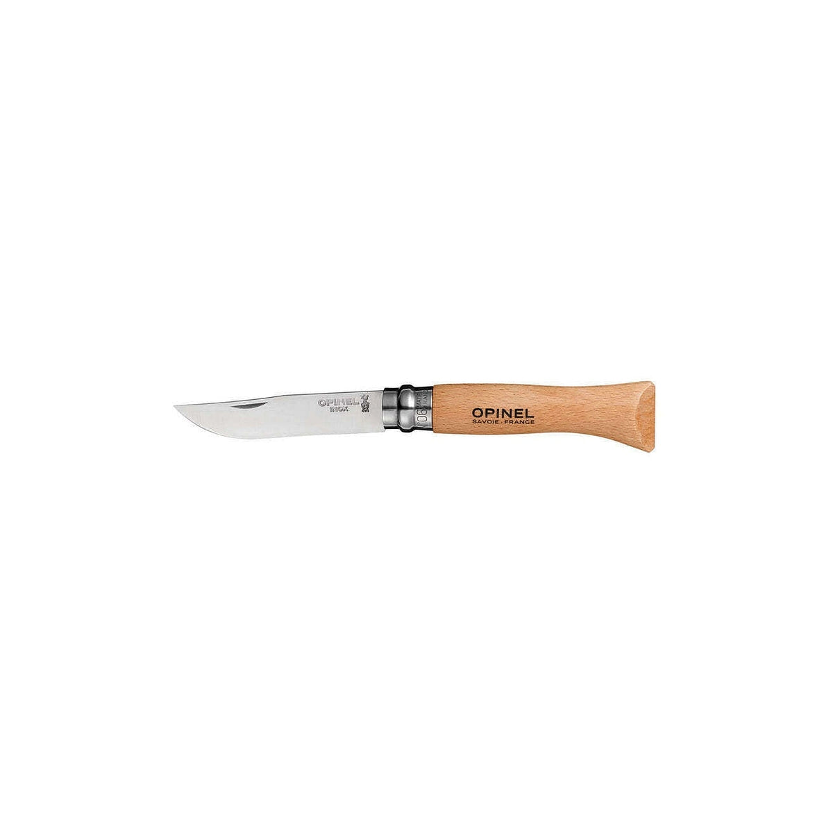 Zatvárací nôž Opinel Inox N°06 7 cm, 123060