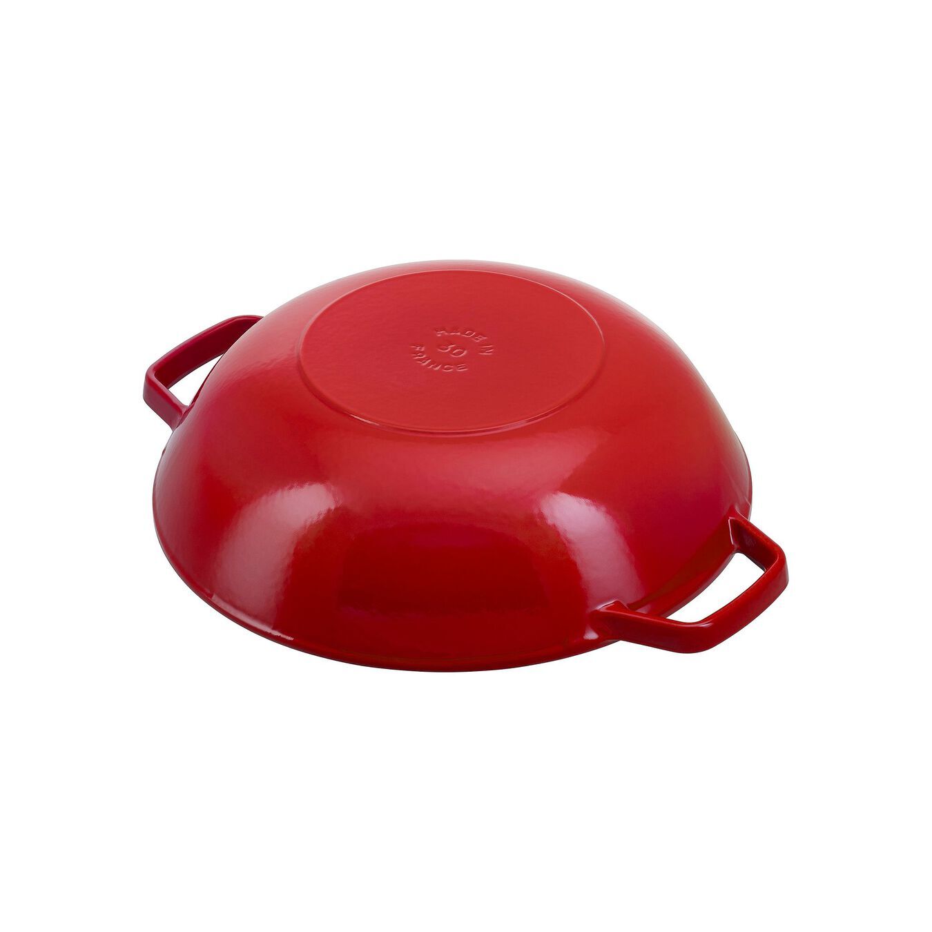 Staub wok pan with glass lid 30 cm/4.4 l cherry, 1312906