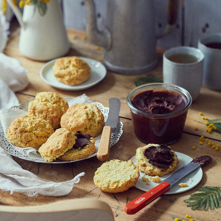 Opinel Les Essentiels breakfast knife 11.5 cm, tangerine, 002176