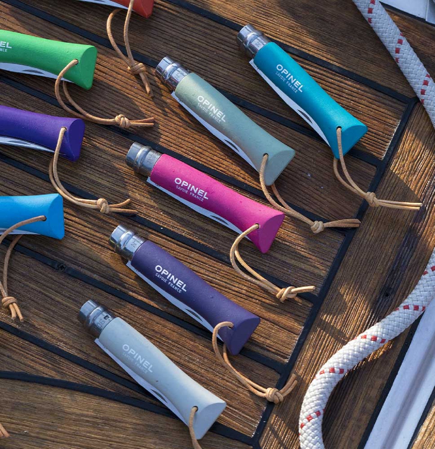 Opinel Colorama N°06 folding knife 7 cm, purple, 002204