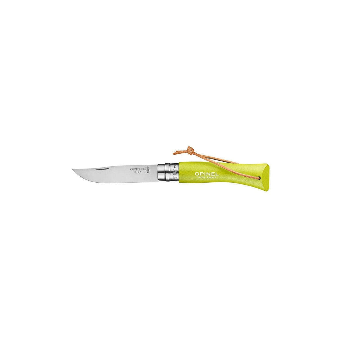 Opinel Colorama N°07 folding knife 8 cm, green, 002207