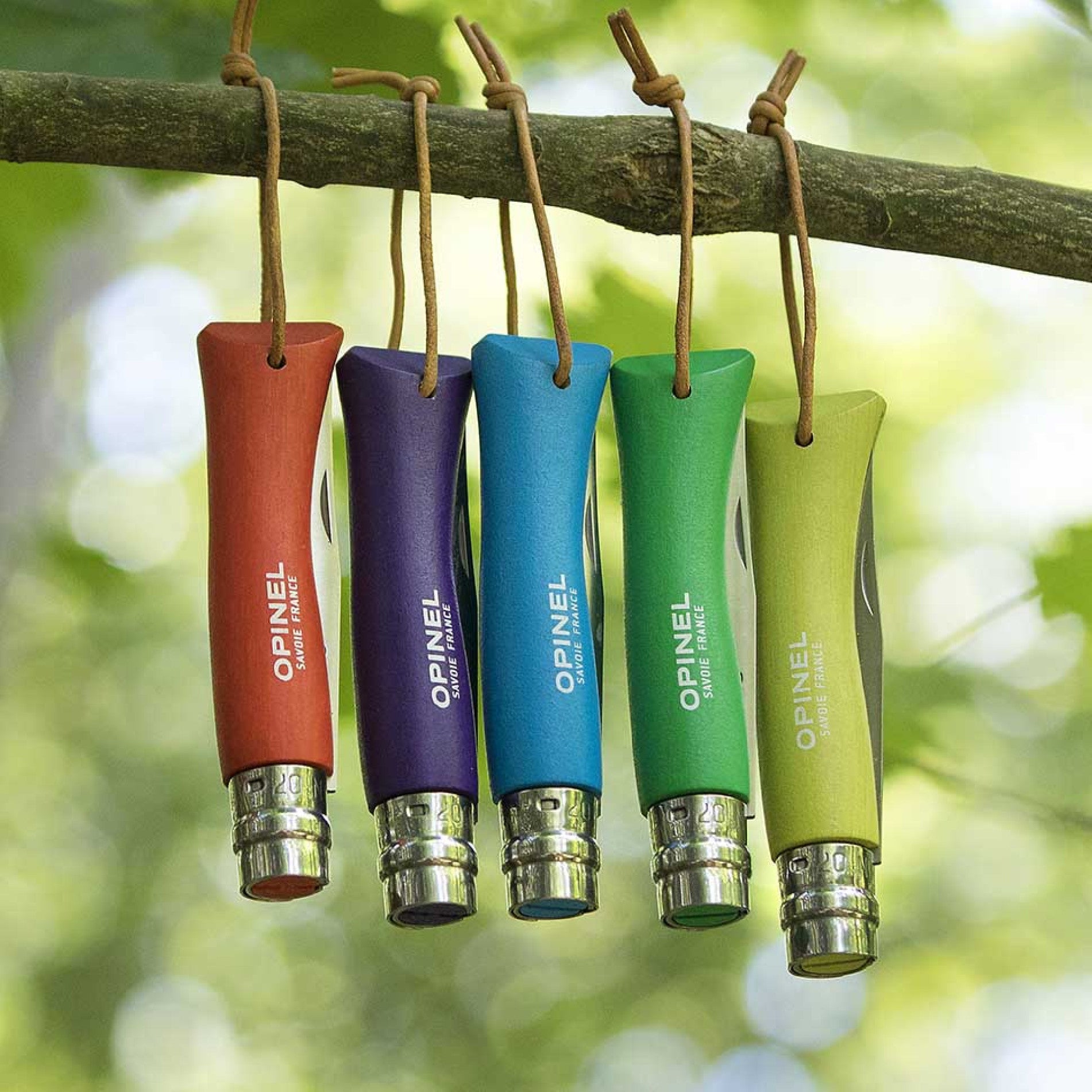 Opinel Colorama N°07 folding knife 8 cm, green, 002210