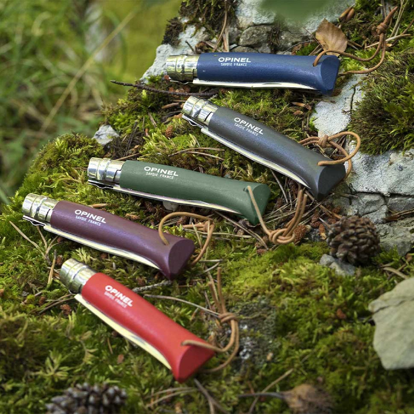 Opinel Colorama N°08 folding knife 8.5 cm, blue, 002212