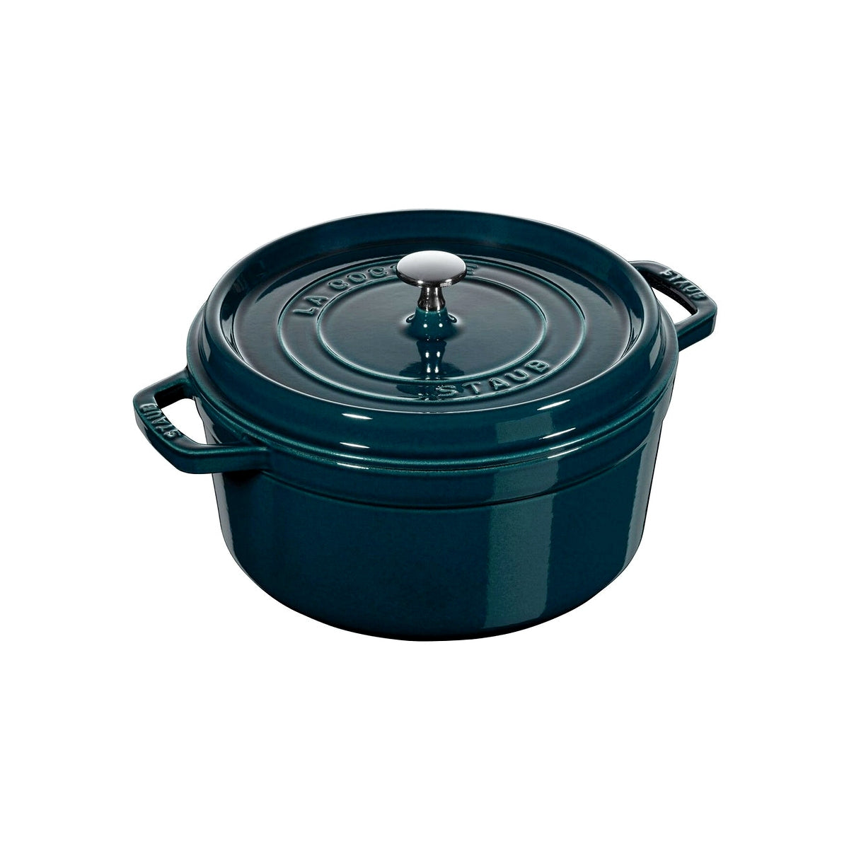 Staub Cocotte round pot 26 cm/5.2 l sea blue, 1102637
