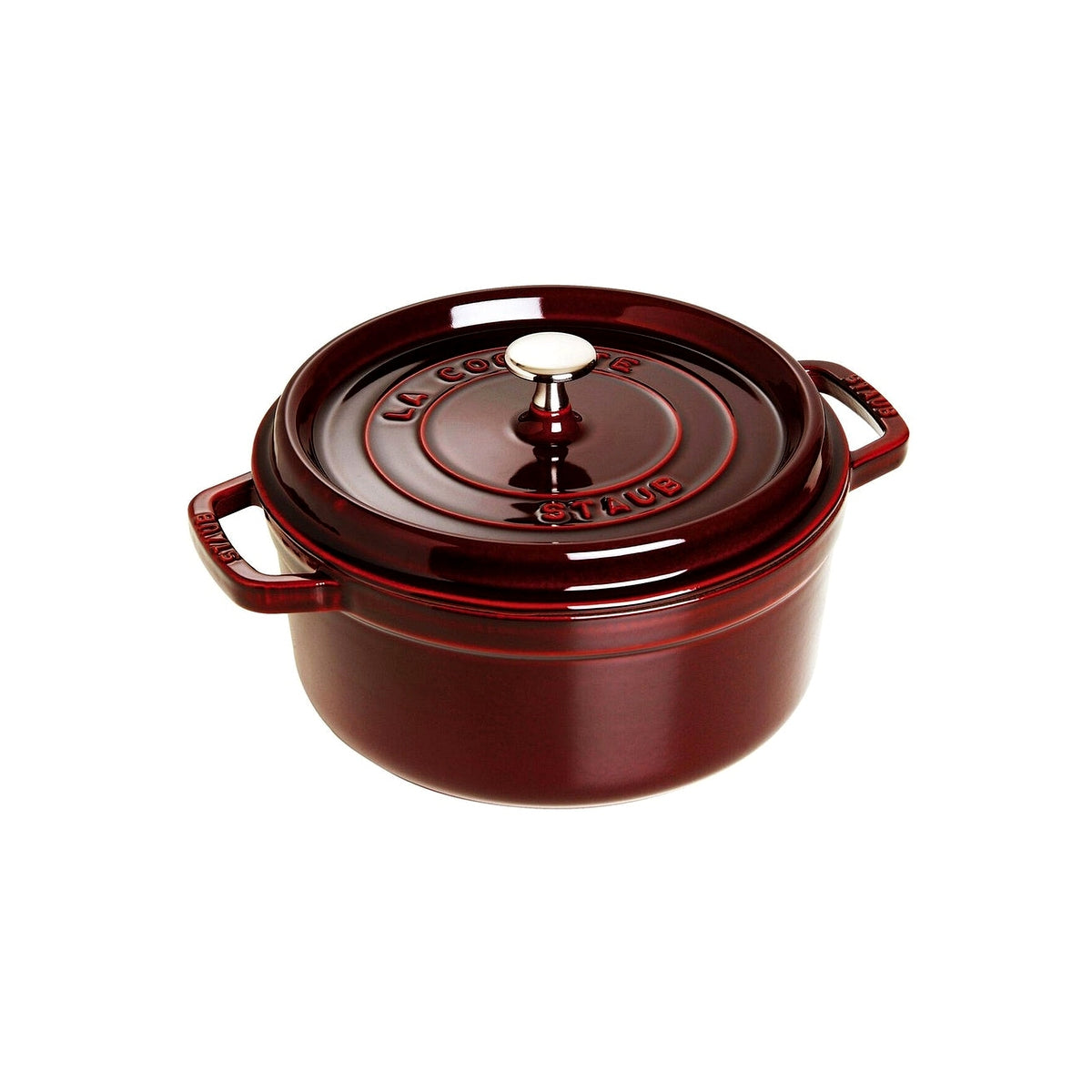 Staub Cocotte round pot 26 cm/5.2 l grenadine, 1102687