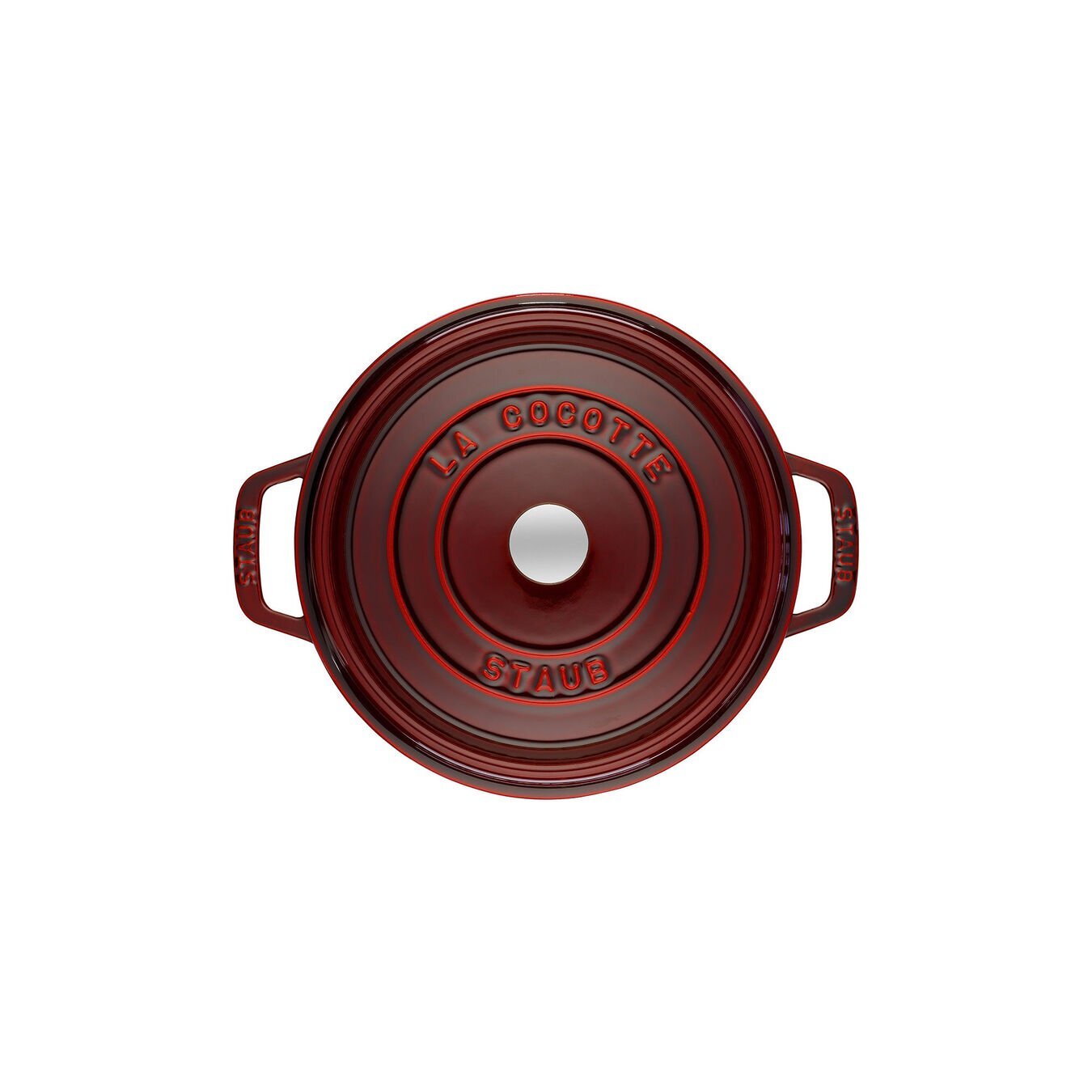 Staub Cocotte round pot 26 cm/5.2 l grenadine, 1102687